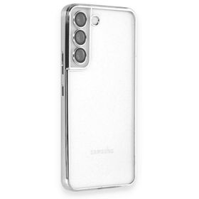 BSSM Samsung Galaxy S22 Razer Lensli Silikon Siyah Kılıf