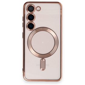 BSSM Samsung Galaxy S23 Kross Magneticsafe Kapak Rose Cep Telefonu Kılıfı