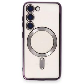 BSSM Samsung Galaxy S23 Plus Kross Magneticsafe Kapak Mor Kılıf