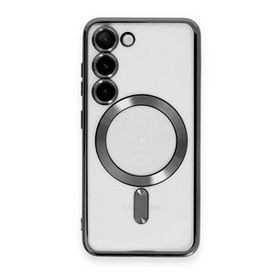 BSSM Samsung Galaxy S23 Plus Kross Magneticsafe Kapak Siyah Kılıf