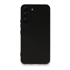 BSSM Samsung Galaxy S23 Plus Nano İçi Kadife Silikon Siyah Kılıf