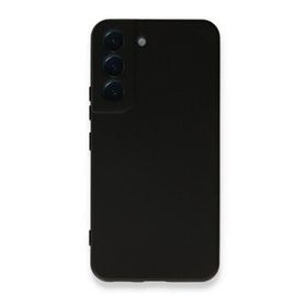 BSSM Samsung Galaxy S23 Plus Nano İçi Kadife Silikon Siyah Kılıf