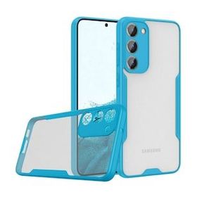 BSSM Samsung Galaxy S23 Plus Platin Mavi Silikon Kılıf