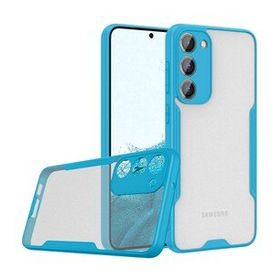 BSSM Samsung Galaxy S23 Plus Platin Mavi Silikon Kılıf