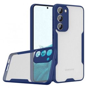 BSSM Samsung Galaxy S23 Plus Platin Silikon Lacivert Kılıf