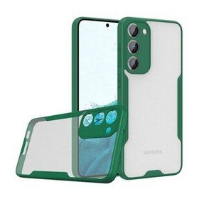 BSSM Samsung Galaxy S23 Plus Platin Silikon Yeşil Kılıf
