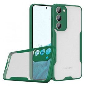 BSSM Samsung Galaxy S23 Plus Platin Silikon Yeşil Kılıf