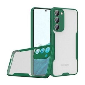 BSSM Samsung Galaxy S23 Plus Platin Silikon Yeşil Kılıf