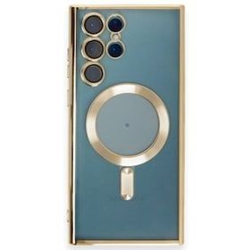 BSSM Samsung Galaxy S23 Ultra Kross Magneticsafe Kapak Gold Kılıf
