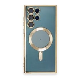 BSSM Samsung Galaxy S23 Ultra Kross Magneticsafe Kapak Gold Kılıf
