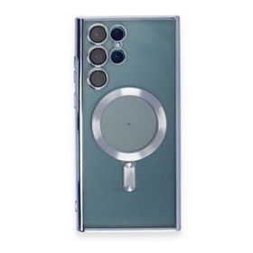 BSSM Samsung Galaxy S23 Ultra Kross Magneticsafe Kapak Sierra Blue Cep Telefonu Kılıfı