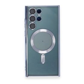 BSSM Samsung Galaxy S23 Ultra Kross Magneticsafe Kapak Sierra Blue Cep Telefonu Kılıfı