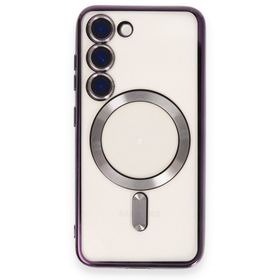 BSSM Samsung Galaxy S23 Ultra Kross Magneticsafe Kapak Sierra Blue Cep Telefonu Kılıfı