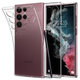 BSSM Samsung Galaxy S23 Ultra Lüx Şeffaf Silikon Cep Telefonu Kılıfı