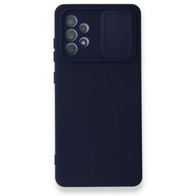 BSSM Samsung Galaxy S23 Ultra Razer Lensli Silikon Açık Mavi Cep Telefonu Kılıfı