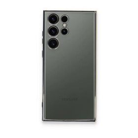 BSSM Samsung Galaxy S23 Ultra Razer Lensli Silikon Gold Cep Telefonu Kılıfı