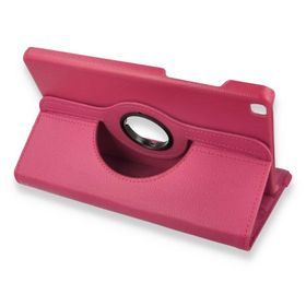 BSSM Samsung Galaxy T290 Tab A 8 360 Deri Pembe Tablet Kılıfı