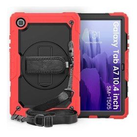 BSSM Samsung Galaxy T500 Tab A7 10.4 Pars Kapak Kırmızı Tablet Kılıfı
