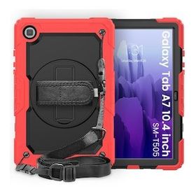 BSSM Samsung Galaxy T500 Tab A7 10.4 Pars Kapak Kırmızı Tablet Kılıfı