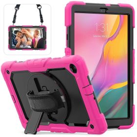 BSSM Samsung Galaxy T510 Tab A 10.1 Pars Kapak Pembe Tablet Kılıfı