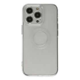 BSSM Santa Lens Silikon - Şeffaf iPhone 14 Pro Kılıf