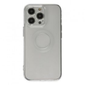BSSM Santa Lens Silikon - Şeffaf iPhone 14 Pro Kılıf