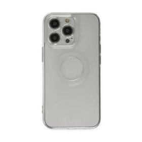 BSSM Santa Lens Silikon - Şeffaf iPhone 14 Pro Kılıf