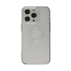 BSSM Santa Lens Silikon - Şeffaf iPhone 14 Pro Kılıf