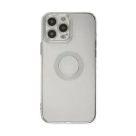 BSSM Santa Lens Silikon - Şeffaf iPhone 14 Pro Max Kılıf