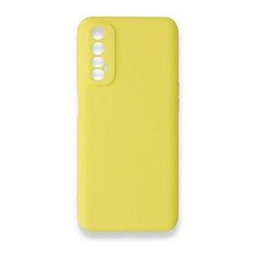 BSSM Sarı Realme 7 Nano İçi Kadife Silikon Kılıf