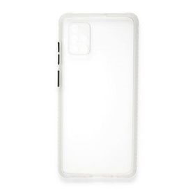 BSSM Şeffaf Samsung Galaxy A71 Miami Şeffaf Silikon Kılıf