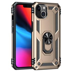 BSSM Sofya Yüzüklü Silikon Kapak - Gold iPhone 13 Kılıf
