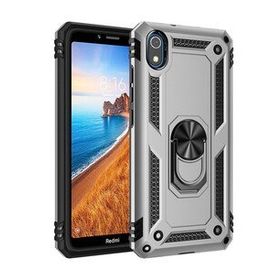 BSSM Sofya Yüzüklü Silikon Kapak - Gümüş Xiaomi Redmi 7A Kılıf