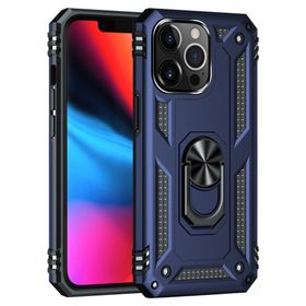 BSSM Sofya Yüzüklü Silikon Kapak Lacivert iPhone 13 Kılıf
