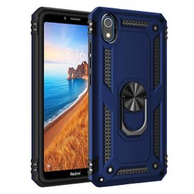 BSSM Sofya Yüzüklü Silikon Kapak - Lacivert Xiaomi Redmi 7A Kılıf