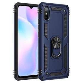 BSSM Sofya Yüzüklü Silikon Kapak - Lacivert Xiaomi Redmi 9A Kılıf