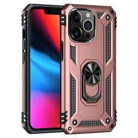 BSSM Sofya Yüzüklü Silikon Kapak - Rose iPhone 13 Kılıf