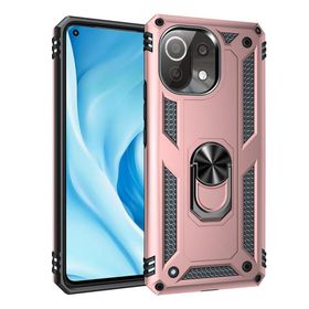 BSSM Sofya Yüzüklü Silikon Kapak - Rose Xiaomi Mİ 11 Lite Kılıf