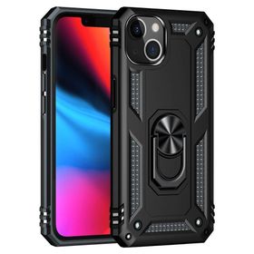 BSSM Sofya Yüzüklü Silikon Kapak - Siyah iPhone 13 Kılıf