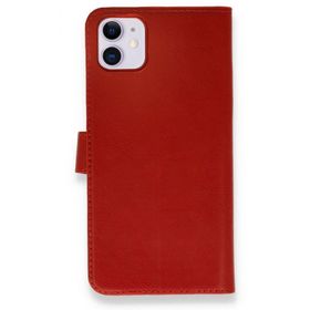 BSSM Trend S Plus Kapaklı Kılıf Kırmızı iPhone 12 Mini Kılıf