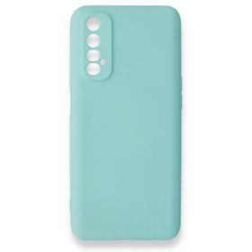 BSSM Turkuaz Realme 7 Nano İçi Kadife Silikon Kılıf