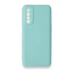 BSSM Turkuaz Realme 7 Nano İçi Kadife Silikon Kılıf