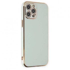 BSSM Volet Silikon Açık Yeşil iPhone 12 Pro Kılıf