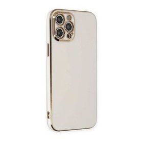 BSSM Volet Silikon Beyaz iPhone 12 Pro Kılıf