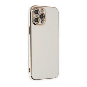 BSSM Volet Silikon Beyaz iPhone 12 Pro Kılıf