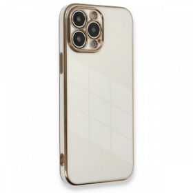 BSSM Volet Silikon - Beyaz iPhone 13 Pro Max Kılıf
