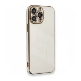 BSSM Volet Silikon - Beyaz iPhone 13 Pro Max Kılıf