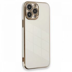BSSM Volet Silikon - Beyaz iPhone 13 Pro Max Kılıf