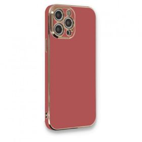 BSSM Volet Silikon - Kırmızı iPhone 12 Pro Max Kılıf