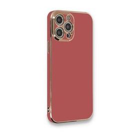 BSSM Volet Silikon - Kırmızı iPhone 12 Pro Max Kılıf